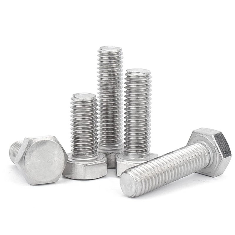Instockbolts 5/16-18 × 1" Hex Head Screw Bolt, 304 Stainless Steel 18-8, Full Thread, Coarse Thread UNC, ASME B18.2.1, 25 Pcs-Pack - Image 2
